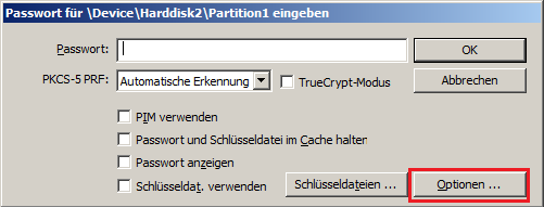 VeraCrypt Mount